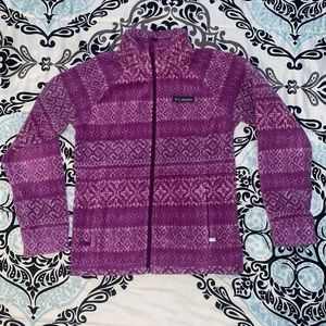 Columbia Fleece Full Zip Girls Youth